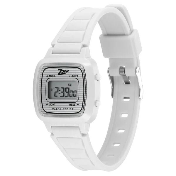 Zoop Digital Watch with Digital Dial & White Strap for Girls Kids, from House of Titan nt16017pp01 - KRISHNA WATCH COMPANY