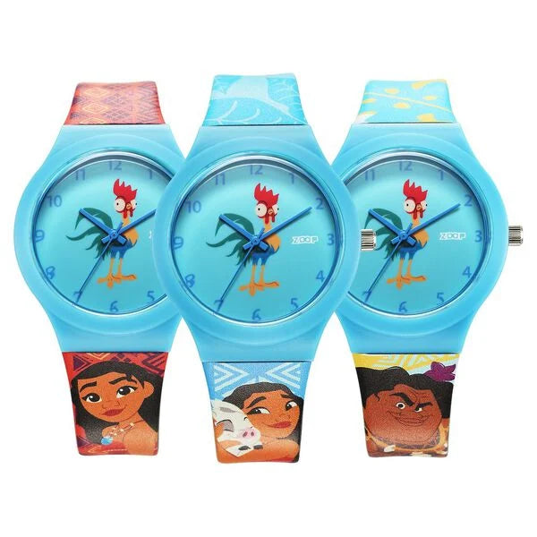 Zoop By Titan Disney Interchangeable Quartz Analog Blue Dial Plastic Strap Watch For Kids 16018pp06 - KRISHNA WATCH COMPANY