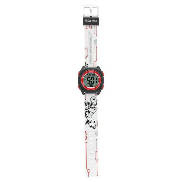Zoop Marvel Digital Dial Polyurethane Strap with Iron Man Character Watch for Kids ns16025pp02 / 16025pp02 - KRISHNA WATCH COMPANY