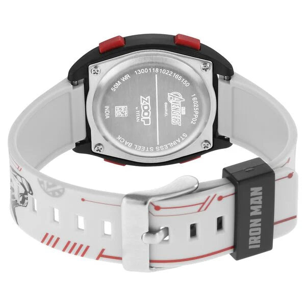 Zoop Marvel Digital Dial Polyurethane Strap with Iron Man Character Watch for Kids ns16025pp02 / 16025pp02 - KRISHNA WATCH COMPANY