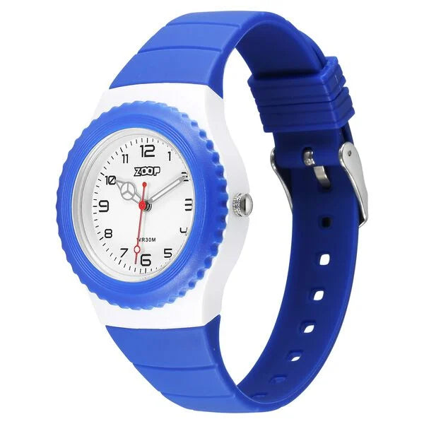 Zoop By Titan Sport Quartz Analog White Dial Polyurethane Strap Kids Watch 16031pp03w - KRISHNA WATCH COMPANY