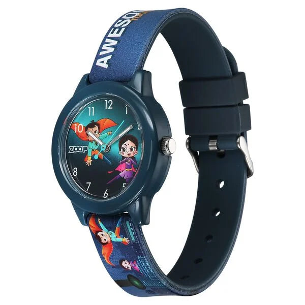 Zoop By Titan Chhota Bheem Quartz Analog Multicoloured Dial Multicoloured Plastic Strap Watch For Kids 16042pp05fw