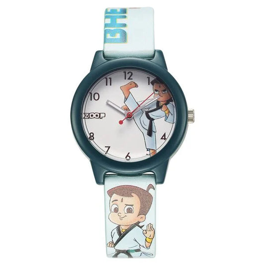 Zoop By Titan Chhota Bheem Quartz Analog Multicoloured Dial Multicoloured Plastic Strap Watch For Kids 16042pp06fw