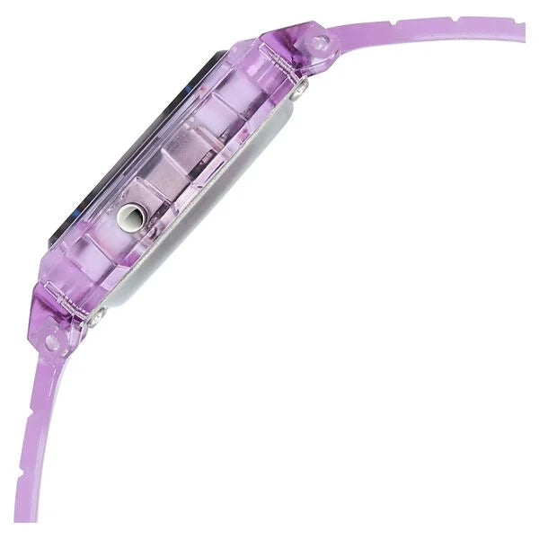 Zoop By Titan Clear Series Digital Dial Purple Plastic Strap Watch For Kids 16049pp05 - KRISHNA WATCH COMPANY
