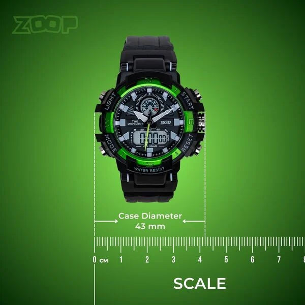 Zoop Bolt Ana Digi Watch 16058pp02w - KRISHNA WATCH COMPANY