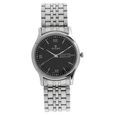 Titan Karishma Black Dial Analog with Day and Date Stainless Steel Strap watch for Men 1636SM01