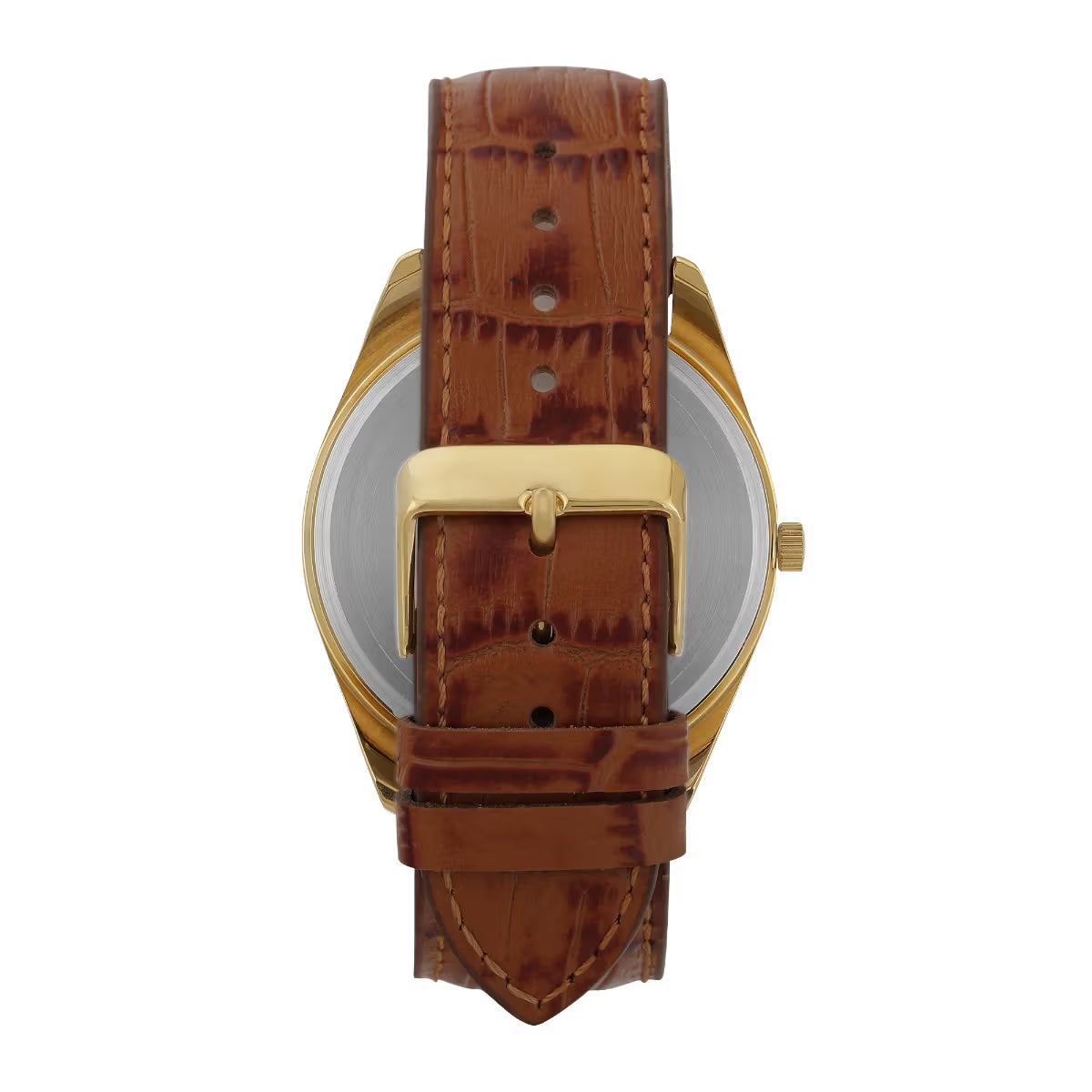 Timex Men Champagne Round Analog Brass Dial Watch- TWTG10400 - KRISHNA WATCH COMPANY
