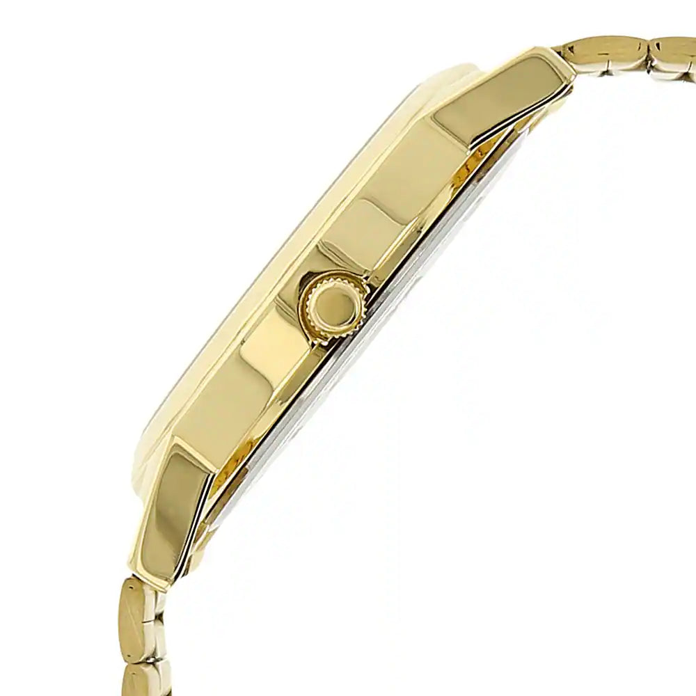 TITAN Champagne Dial Yellow Stainless Steel Strap Watch - 1644YM03 - KRISHNA WATCH COMPANY