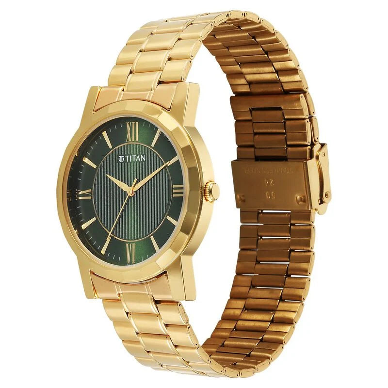 Titan Karishma Zing Quartz Analog Watch for Men - 1644YM05 - KRISHNA WATCH COMPANY