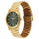 Titan Karishma Zing Quartz Analog Green Dial Stainless Steel Strap Watch for Men 1644YM05