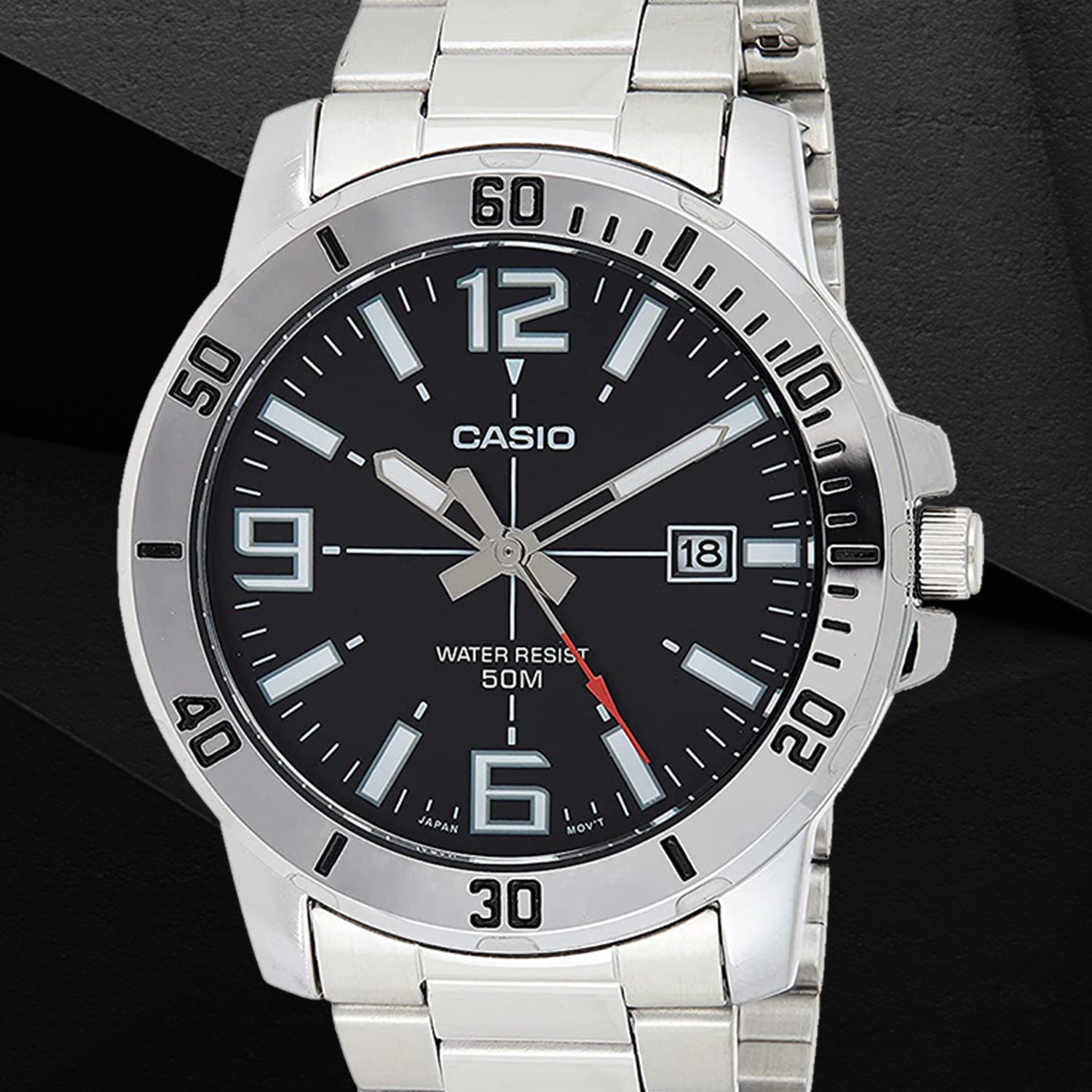 CASIO ENTICER MEN MTP-VD01D-1EVUDF - A1361 - KRISHNA WATCH COMPANY