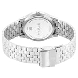 Titan Karishma Zing Quartz Analog Green Dial Stainless Steel Strap Watch for Men 1648SM01