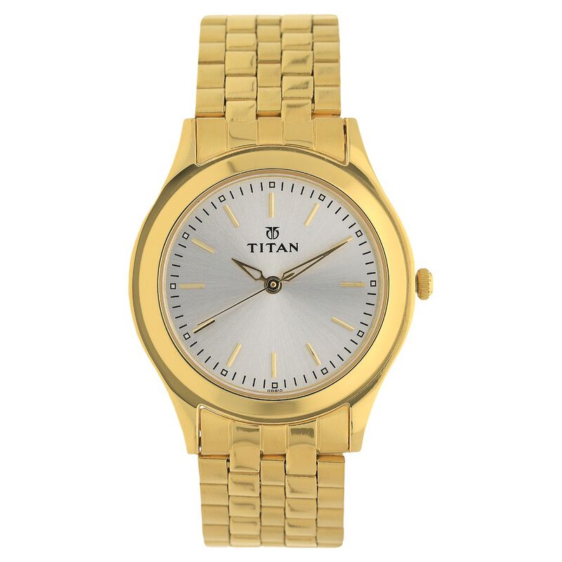 Titan Analog Silver Dial Stainless Steel Strap watch for Men 1648YM01 - KRISHNA WATCH COMPANY