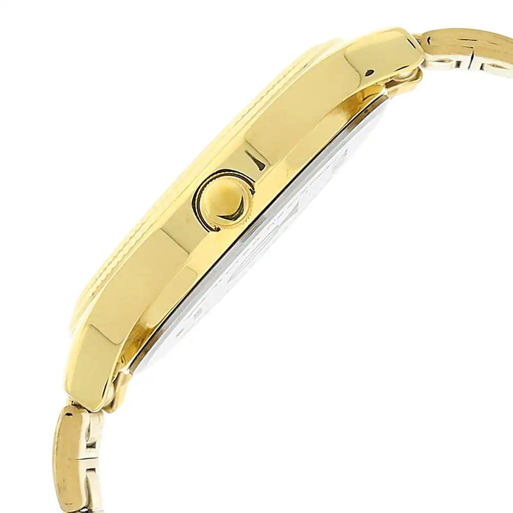 Titan Champagne Dial Golden Stainless Steel Strap Watch NL1650YM06 (DF719) - KRISHNA WATCH COMPANY