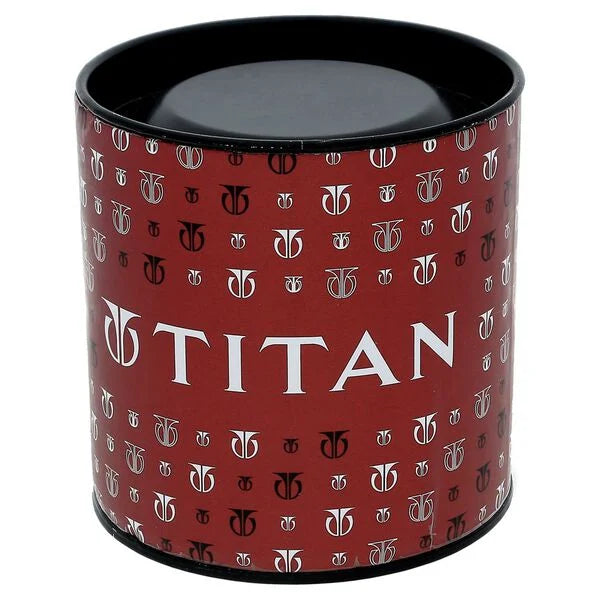 Titan Analog with Day and Date Quartz Champagne Dial watch for Men - 1650YM06 - KRISHNA WATCH COMPANY