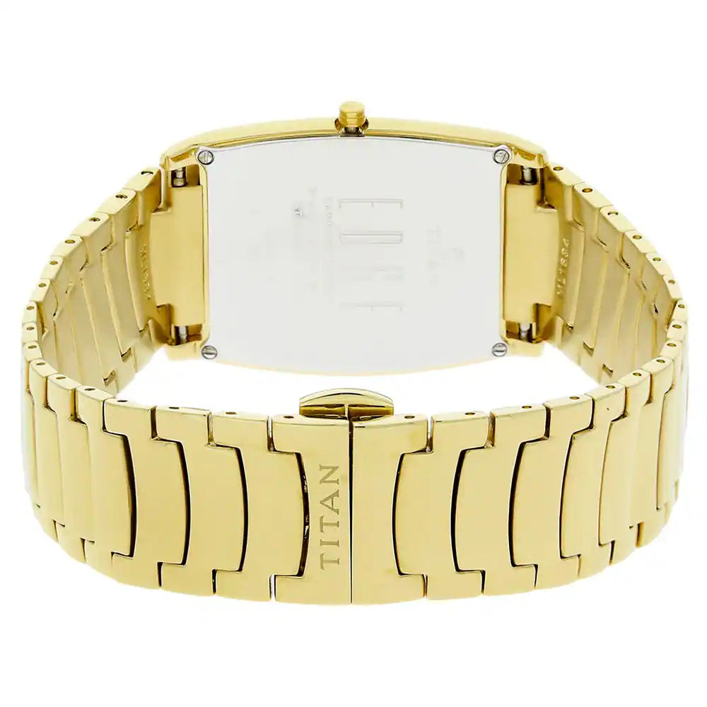 TITAN Edge Off White Dial Metal Strap Watch 1684YM01 - KRISHNA WATCH COMPANY