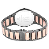 Titan Edge Ceramic Midnight Gold - Slimmest Ceramic Analog Watch NP1696KC01