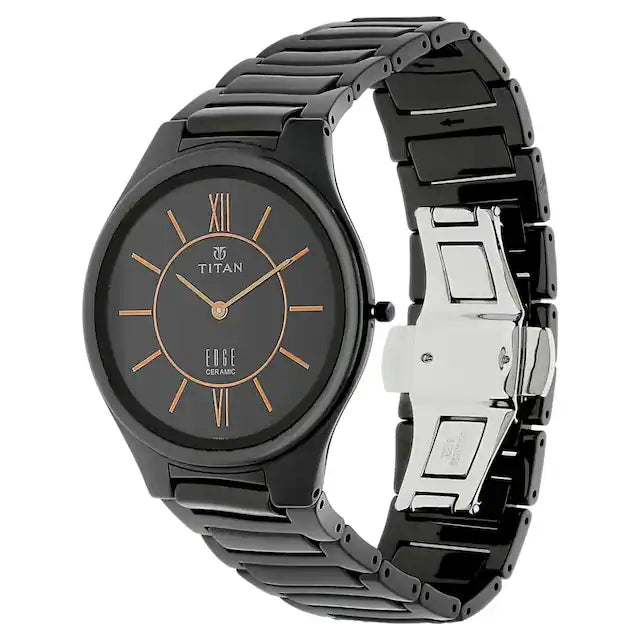 Titan Edge Ceramic - Slimmest Ceramic Analog Watch 1696NC01 - KRISHNA WATCH COMPANY