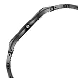 Titan Edge Ceramic Quartz in Glossy Black Dial Watch for Men - 1696NC12