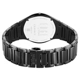 Titan Edge Ceramic Quartz in Glossy Black Dial Watch for Men - 1696NC12