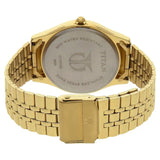Titan Champagne Dial Golden Stainless Steel Strap Watch - 1713YM03