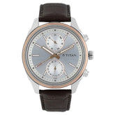 Titan Quartz Multifunction Watch for Men - 1733KL02