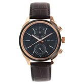 Titan Quartz Strap Watch for Men - NT1733KL03