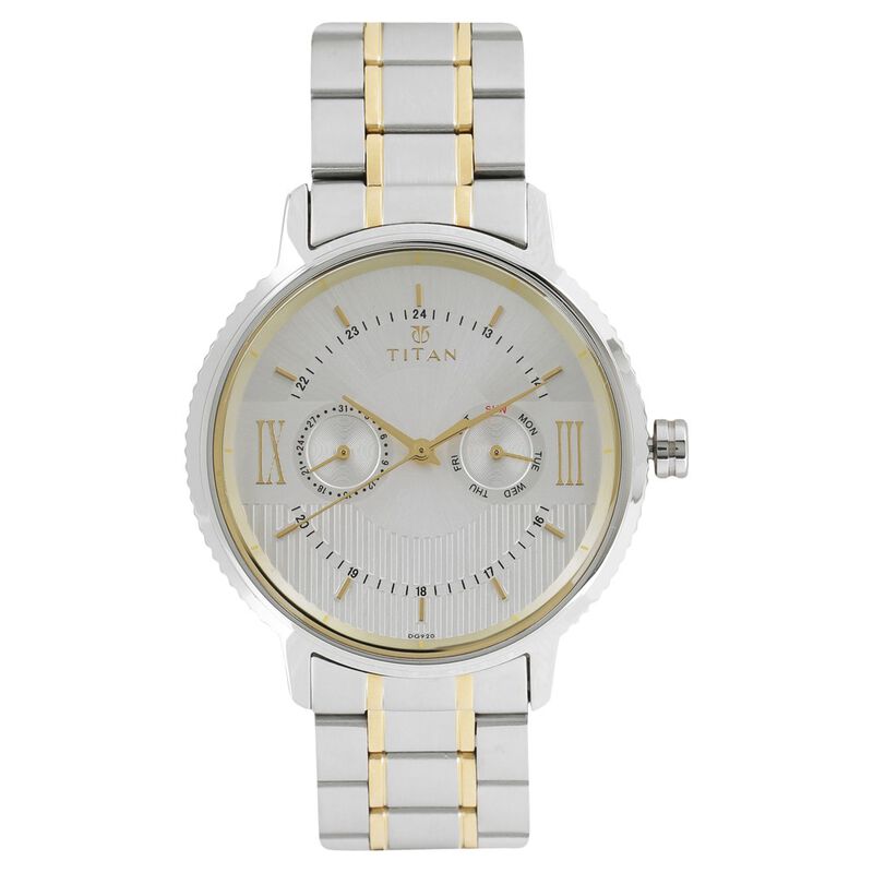 Titan Regalia Baron Stainless Steel Strap watch for Men - 1743BM01 - KRISHNA WATCH COMPANY