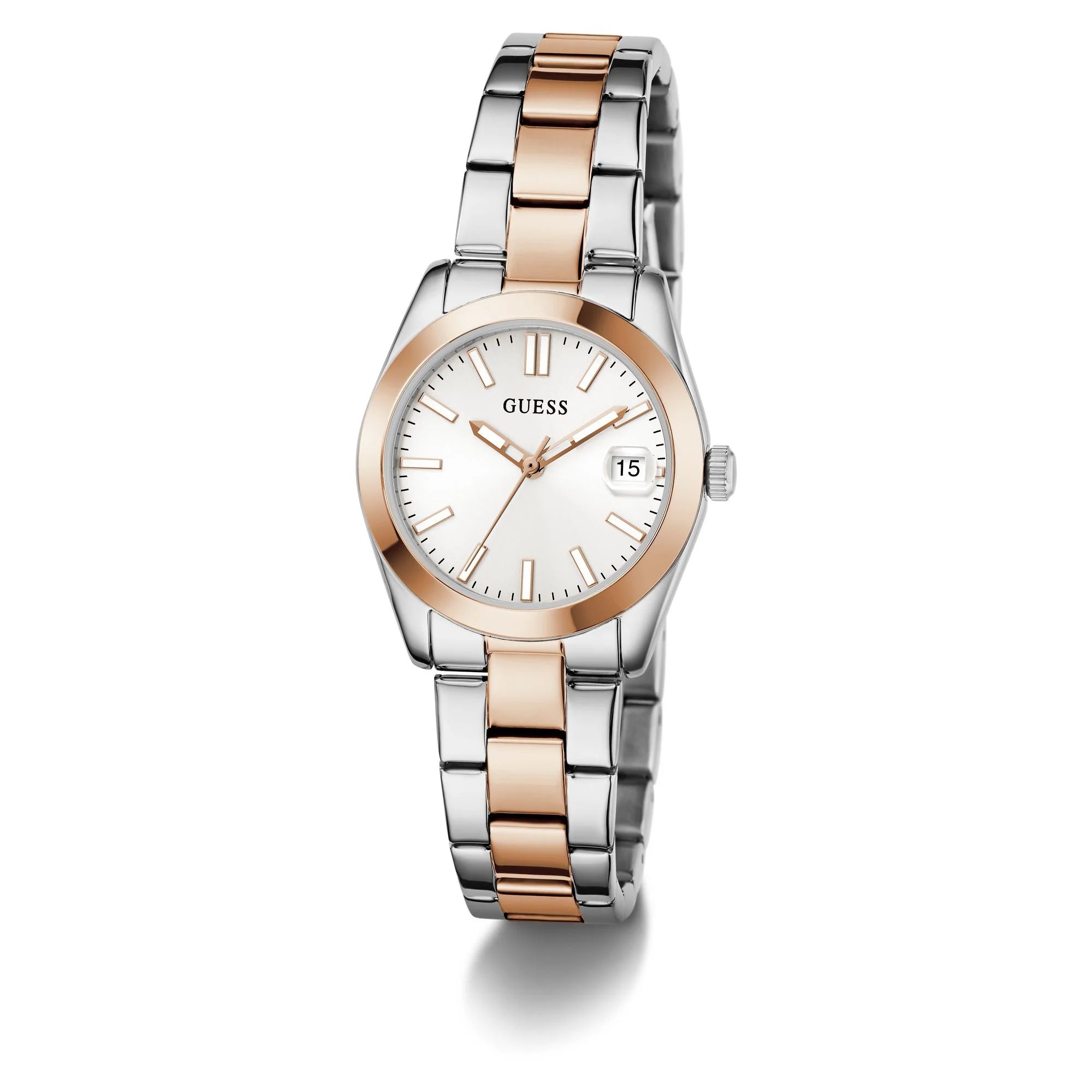Guess Alice White Round Quartz Women Watch - GW0934L6 - KRISHNA WATCH COMPANY