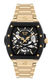 Philipp Plein Black Hexagonal Dial Automatic Men Watch - PWJFA0625