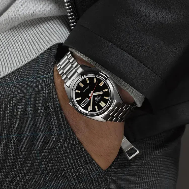 Seiko 5 Sports SNXS ‘Deep black wash’ Classic Sports - SRPK89K1 - KRISHNA WATCH COMPANY