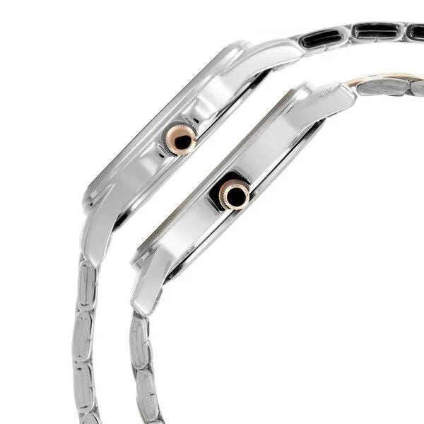 Titan Bandhan Quartz Analog Stainless Steel Strap Watch for Couple 17742565km01