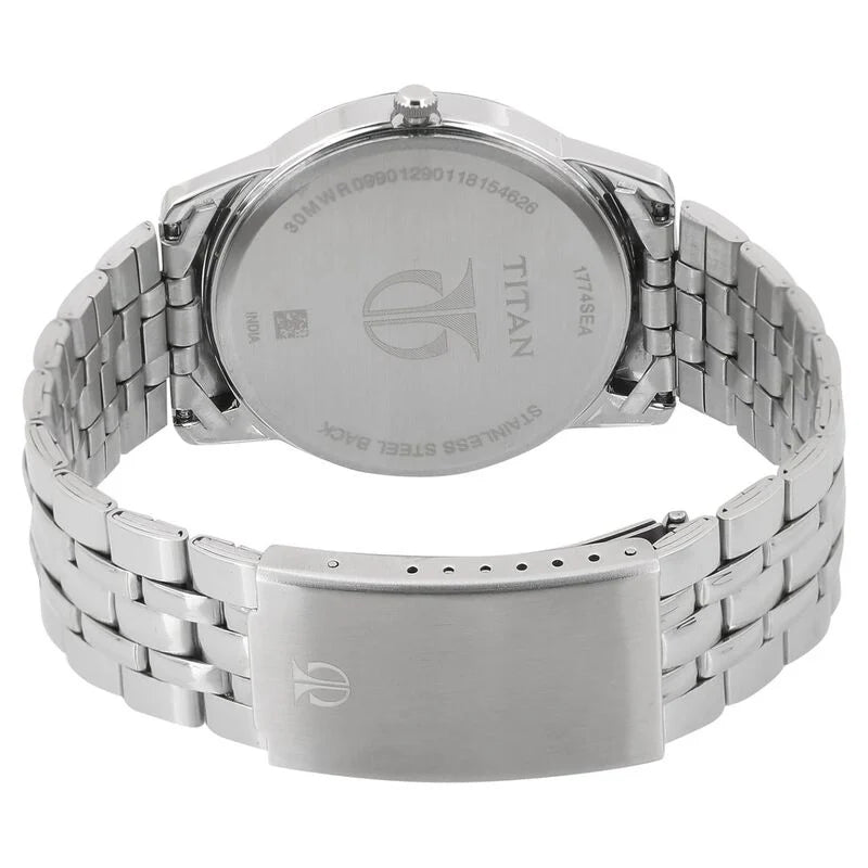 Titan Analog Stainless Steel watch for Men - 1774SM01 - KRISHNA WATCH COMPANY