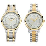 Titan Bandhan Silver White Dial Stainless Steel Pair Watch 17752481BM01