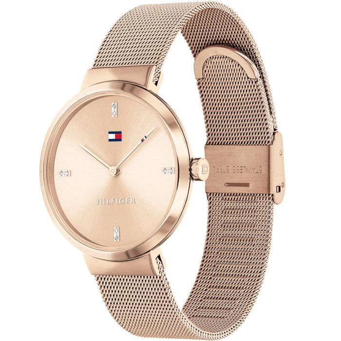 Tommy Hilfiger Women Liberty Round Rose Gold Watches 1782218 - KRISHNA WATCH COMPANY
