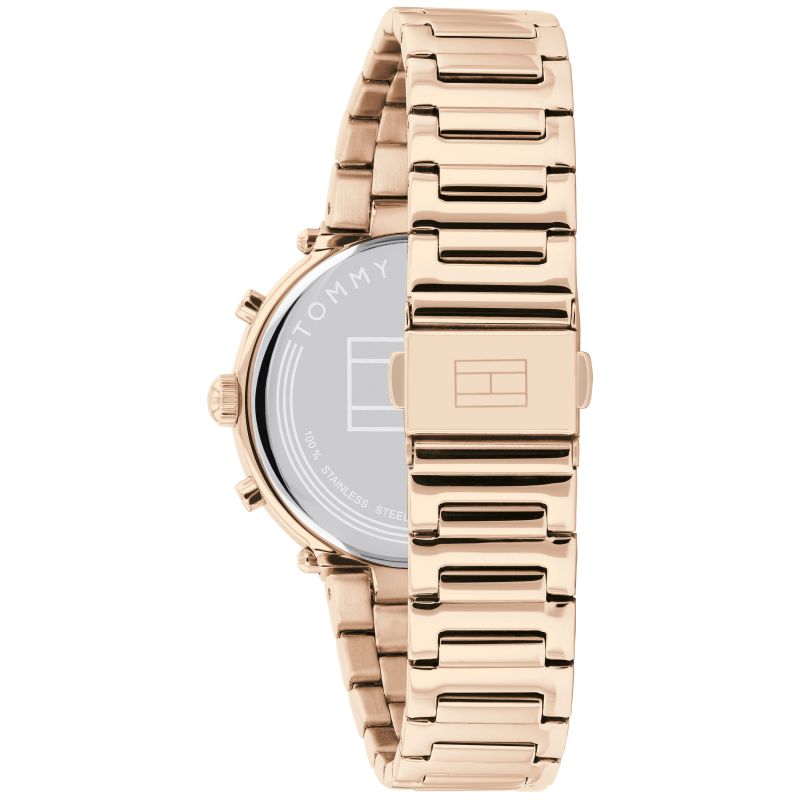 Tommy Hilfiger Carnation Gold Steel Women's Multi-function Watch - 1782347 - KRISHNA WATCH COMPANY