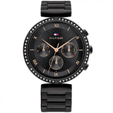 Tommy hilfiger Women Luna Round Black Watches TH1782390 - KRISHNA WATCH COMPANY