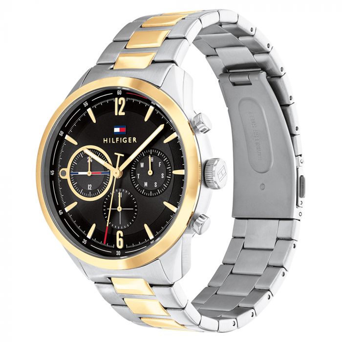 Tommy hilfiger Men Matthew Round Black Watches NETH1791944 - KRISHNA WATCH COMPANY