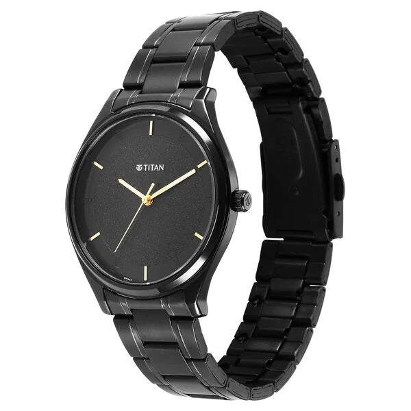 Titan Quartz Analog Silver Dial Watch for Men 1802NM01 - KRISHNA WATCH COMPANY