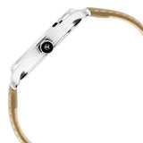 Titan Men's Urban Edge Lustrous Gold Dial Leather Watch 1802SL09