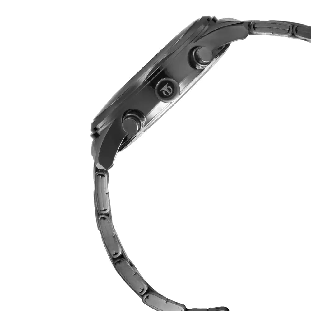 Titan Workwear Watch with Black Dial & Black Metal Strap - 1805NM01 - KRISHNA WATCH COMPANY