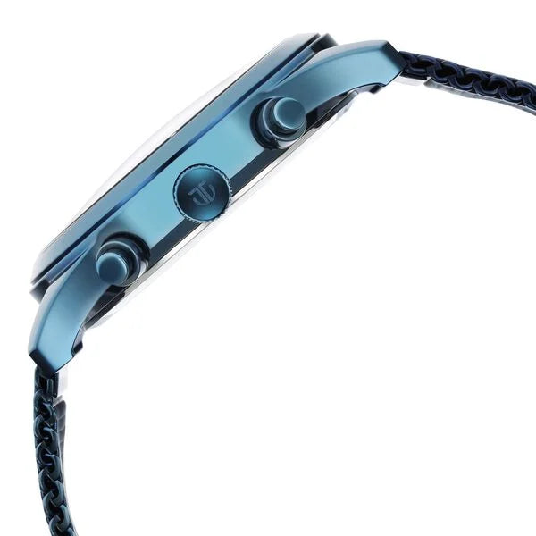 TITAN Neo Splash Blue Dial Stainless Steel Strap Watch - 1805QM02 - KRISHNA WATCH COMPANY
