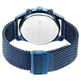 TITAN Neo Splash Blue Dial Stainless Steel Strap Watch 1805QM02
