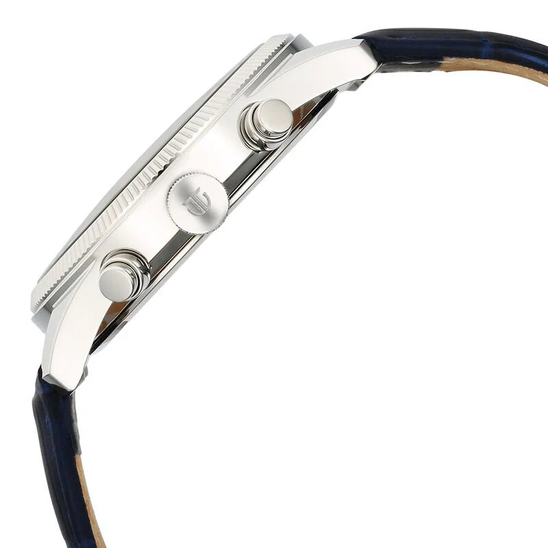 Titan Regalia Opulent Quartz Analog with Day and Date Blue Dial Blue Leather Strap Watch for Men 1805SL13 - KRISHNA WATCH COMPANY
