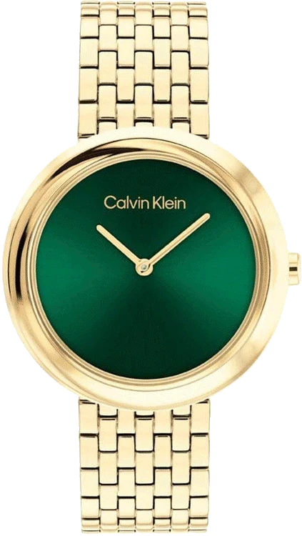 CALVIN KLEIN Twisted Bezel Analogue Watch For Women - 25100066 - KRISHNA WATCH COMPANY