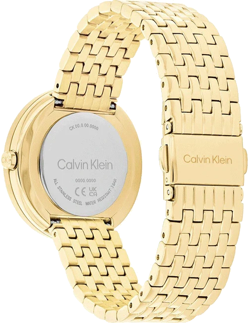 CALVIN KLEIN Twisted Bezel Analogue Watch For Women - 25100066 - KRISHNA WATCH COMPANY