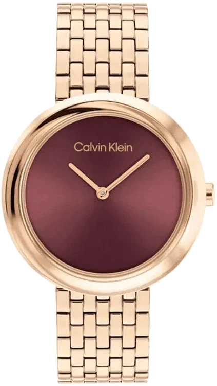 CALVIN KLEIN Twisted Bezel Analogue Watch For Women - 25100067 - KRISHNA WATCH COMPANY