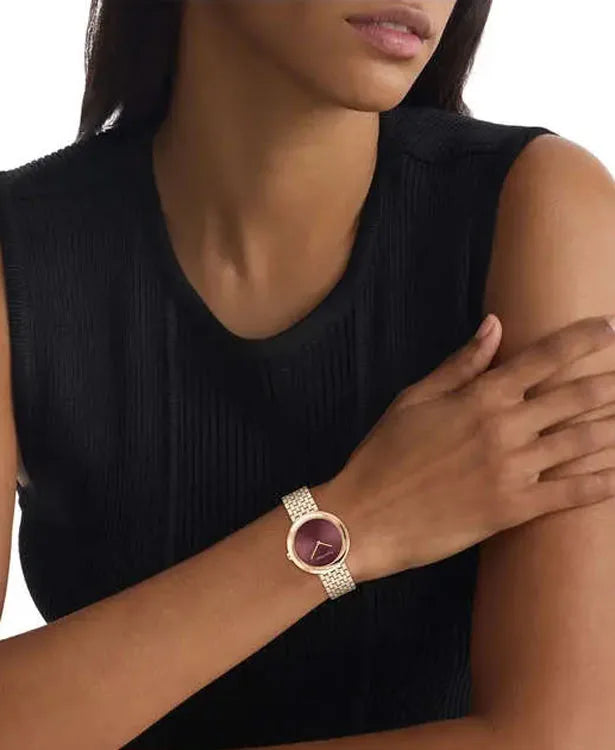 CALVIN KLEIN Twisted Bezel Analogue Watch For Women - 25100067 - KRISHNA WATCH COMPANY