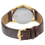 TITAN Silver Dial Leather Strap Watch 1823YL01