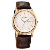 Titan Karishma Quartz Analog Leather Strap Watch For Men - 1824wl03